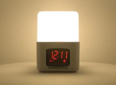 Geemarc JWNS-Light_WH_I Wekker Kwarts Wit Extra luid wekgeluid