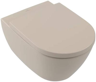 Wandcloset Villeroy & Boch Subway 2.0 Diepspoel Zonder Spoelrand Mat Almond Villeroy & Boch Wandcloset Villeroy & Boch Subway 2.0 Diepspoel Zonder Spoelrand Mat Almond Villeroy & Boch