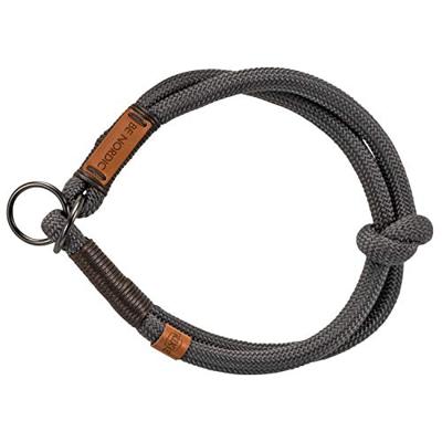 TRIXIE HALSBAND HOND BE NORDIC SLIP HALSBAND DONKERGRIJS / BRUIN 40X0,8 CM