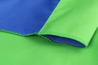 StudioKing Achtergronddoek 2,7x5 m Blauw/Groen - thumbnail