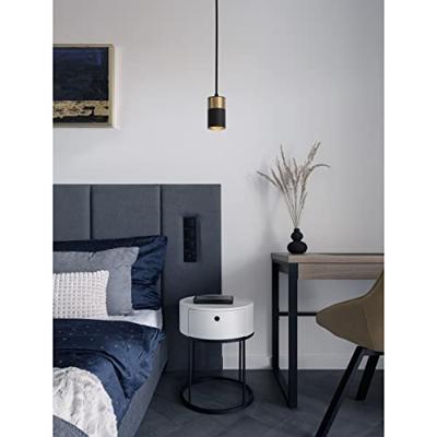 Lyora HanglampPongo S enkel 9,5cm goud met zwart - 9911524