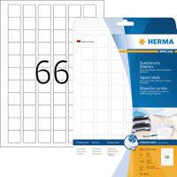 Etiket HERMA 8831 25.4x25.4mm mat wit 1650stuks - thumbnail