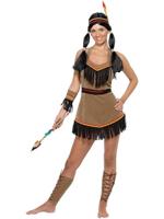 Indiaanse dameskostuum - thumbnail