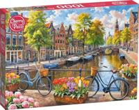 Amsterdam Tulips Puzzel 1000 Stukjes - thumbnail