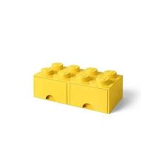Room Copenhagen LEGO Brick Drawer 8 Geel opbergdoos - thumbnail
