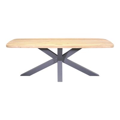 SenS-Line: Brighton Teak Tuintafel - Antraciet