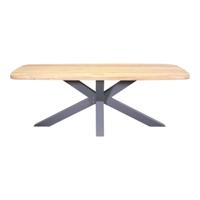 SenS-Line: Brighton Teak Tuintafel - Antraciet - thumbnail