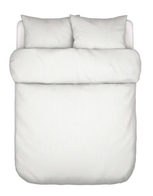 Marc O&apos;Polo Classic Fine Stripe Grey mist dekbedovertrek