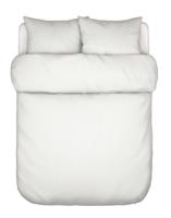 Marc O&apos;Polo Classic Fine Stripe Grey mist dekbedovertrek - thumbnail