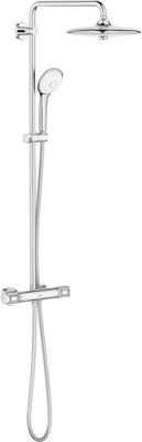 Grohe Euphoria 260 regendoucheset met 6 straalsoorten en thermostaatkraan waterbesparend Ø26cm chroom