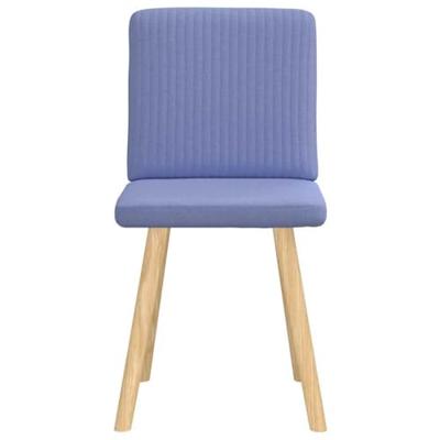 Eetkamerstoelen 2 st stof jeansblauw Eetkamerstoelen 2 st stof jeansblauw