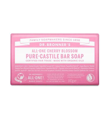 Dr. Bronner's Zeepblok - pure castile - cherry blossom