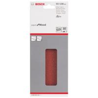 Bosch Accessories Expert for Wood 2608605312 Oscillerend schuurpapier Ongeperforeerd Korrelgrootte (num) 80 (l x b) 230 mm x 93 mm 10 stuk(s) - thumbnail
