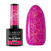 Claresa rainbow jello base coat pink 5ml - thumbnail