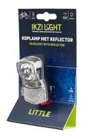 Ikzi Led koplamp mini klein fel 7lux kroonbout batt. kaart - thumbnail