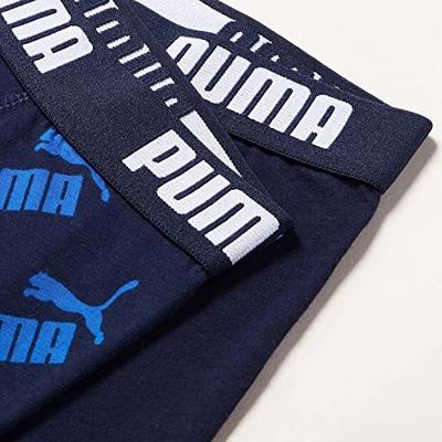 Puma AOP Boxershort 4-Pack KIDS Blauw - Maat 164 - Kleur: Blauw | Soccerfanshop