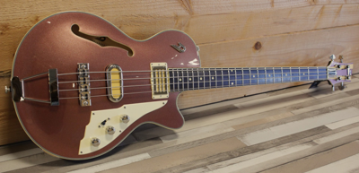 Duesenberg Alliance Bros. Landreth Dave&apos;s Bass, Catalina Sunset Rose