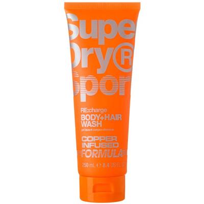Superdry Sport RE:charge Body + hair wash 250 Milliliter Superdry Sport RE:charge Body + hair wash 250 Milliliter