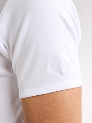 Petrol Industries T-Shirt Basic O-Neck Bodyfit Two Pack White