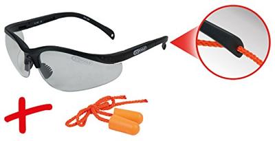 Veiligheidsbril-transparant, met oordopjes KS Tools 310.0176