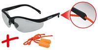 Veiligheidsbril-transparant, met oordopjes KS Tools 310.0176 - thumbnail