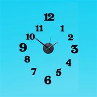 Wandklok round / Plak cijfers - thumbnail