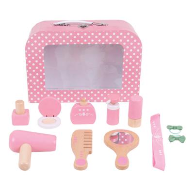 Bigjigs houten beauty case, 11dlg. Bigjigs houten beauty case, 11dlg.