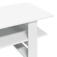 Salontafel 102x50x42 cm bewerkt hout zwart - thumbnail