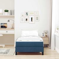 Boxspring bed Anders Blauw 90 x 190 cm Stof - thumbnail
