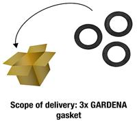 Gardena Rubberringenset voor Kraanaansluitingen & Twin-Taps - Waterdichte Verbinding - thumbnail