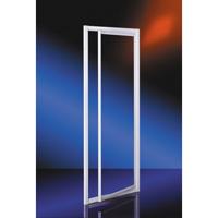 Nisdeur Plieger Class Draaideur 3mm Glas &apos;&apos;Omkeerbaar 90x185cm Aluminium - thumbnail