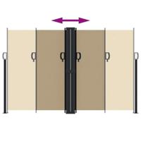 VidaXL Windscherm uittrekbaar 160x1000 cm beige - thumbnail