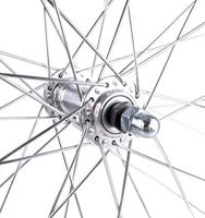 voorwiel Parallex 26 inch velgrem 36G zilver - thumbnail