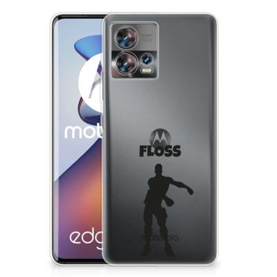 Motorola Edge 30 Fusion Telefoonhoesje met Naam Floss Motorola Edge 30 Fusion Telefoonhoesje met Naam Floss