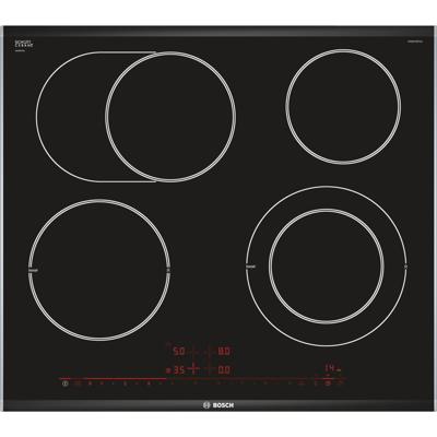 Bosch Serie 8 PKN675DP1D kookplaat Zwart, Roestvrijstaal Ingebouwd Keramisch 4 zone(s) Bosch Serie 8 PKN675DP1D kookplaat Zwart, Roestvrijstaal Ingebouwd Keramisch 4 zone(s)