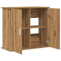 Aquariumstandaard Artisan Eikenhout 81x36x73 cm Bewerkt Hout - thumbnail