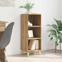 Dressoir artisanaal eikenkleurig 32.5 x 34.5 x 90 cm - thumbnail