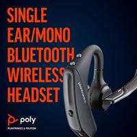 Plantronics Voyager 5200 UC Bluetooth-mono-headset windSmart-technologie, ruisonderdrukking, smart sensortechnologie, oplaadkabel - thumbnail