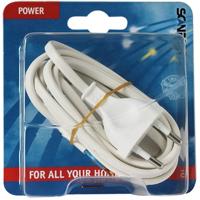 Scanpart Euro Aansluit Sn Schakelaar Ak Wit 1.8m - thumbnail