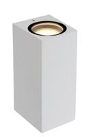 Lucide ZARO - Wandspot / Wandlamp Binnen/Buiten - 2xGU10 - IP65 - Wit - thumbnail