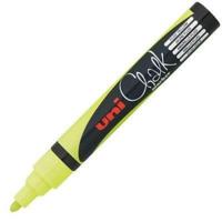 Krijtstift uni-ball rond 1.8-2.5mm fluor geel | 6 stuks - thumbnail