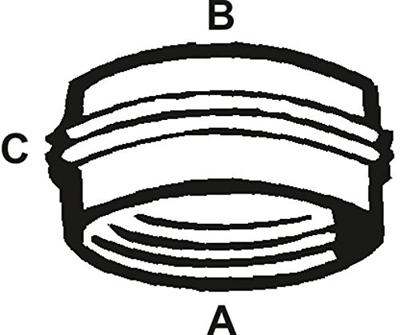 Cornat Messing/Ch Verloopst.Vmv 22X3/4X1/2 - TEC386309 Cornat Messing/Ch Verloopst.Vmv 22X3/4X1/2 - TEC386309