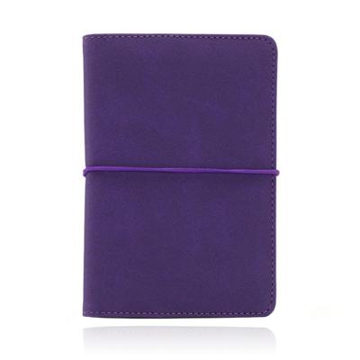 Paspoort Cover met elastiek - PU Leer Paars Paspoort Cover met elastiek - PU Leer Paars