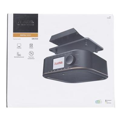 Hama Digitale Radio DR350 FM/DAB/DAB+ Zwart