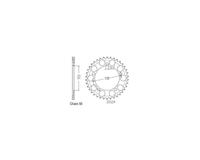 ESJOT Chain wheel 530 43z steel black - thumbnail