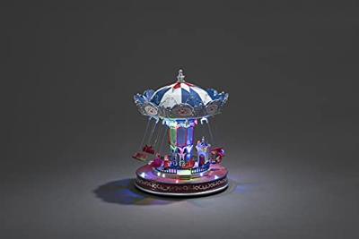 Konstsmide 3443-000 LED-decor Caroussel RGBW LED Bont Stroomvoorziening kiesbaar, Animatie, Kerstliedjes, Schakelaar