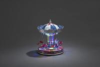 Konstsmide 3443-000 LED-decor Caroussel RGBW LED Bont Stroomvoorziening kiesbaar, Animatie, Kerstliedjes, Schakelaar - thumbnail