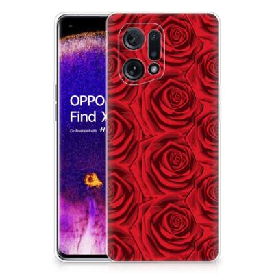 OPPO Find X5 | TPU Case | Red Roses