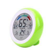 TS-S93 multifunctionele Digitale Thermometer Hygrometer temperatuur vochtigheid Meter Max Min waarde Trend Display C/Funit(Green) - thumbnail