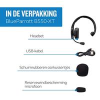 Jabra JABRA BlueParrott B550-XT HDST Bluetooth Over Ear headset Bluetooth Zwart - thumbnail